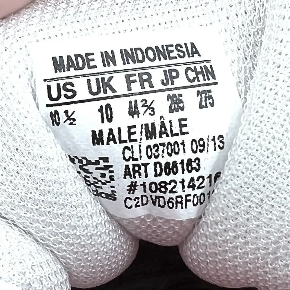 RARE 2013 Adidas RAVA Style Bounce Sneakers White Black D66163
